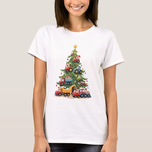 Camiseta Caminhão de Construção de Natal  (Frente)
