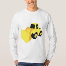 Camiseta Caminhão de Construção do Carregador Front-End