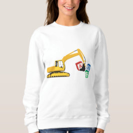 Camiseta Caminhão de Construção do Escavador ABC