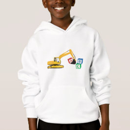 Camiseta Caminhão de Construção do Escavador ABC