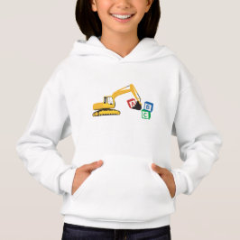 Camiseta Caminhão de Construção do Escavador ABC