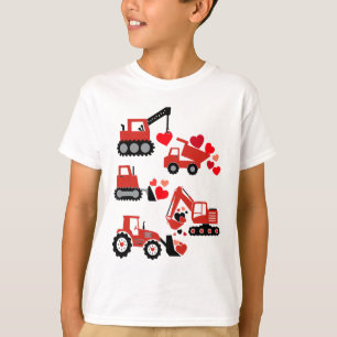 Camiseta Caminhão de Construção Eu Cavou Você Criança Menin