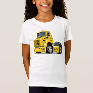 Camiseta Caminhão de corrida de desenho animado