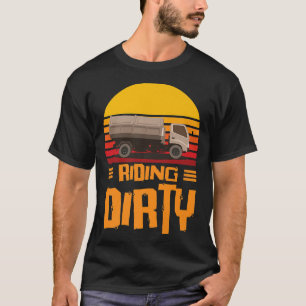 Camiseta Caminhão de Despejo Sujo de Lixo