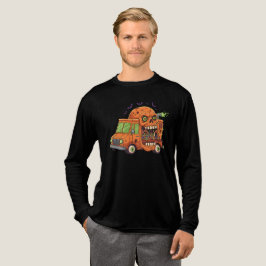 Camiseta Caminhão de Doce Assombrado - Caveira de Halloween