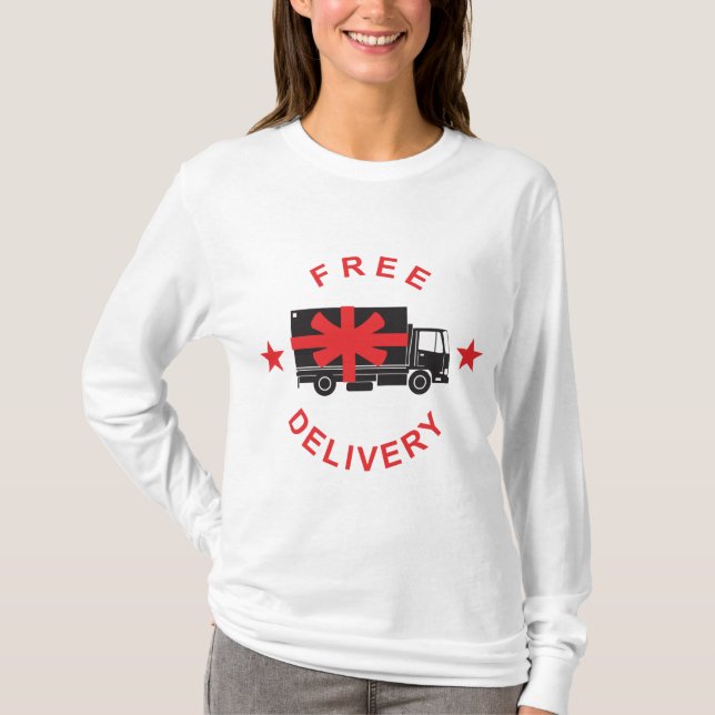 Camiseta Caminhão de Entrega com Frete Grátis (Frente)