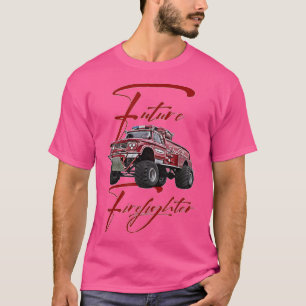 Camiseta Caminhão de Fogo, Futuro Bombeiro, Caminhão clássi
