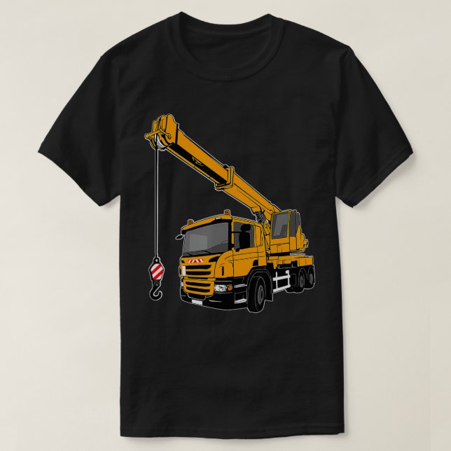 Camiseta Caminhão de grua (Frente do Design)