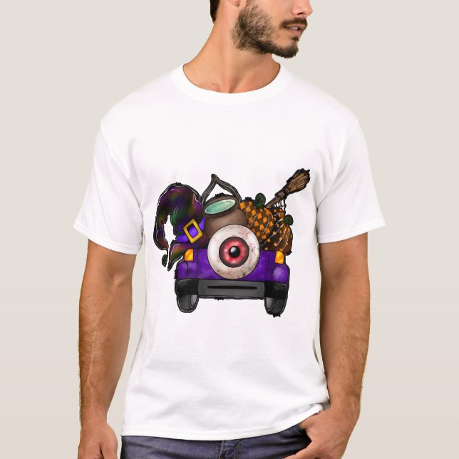 Camiseta Caminhão de Halloween (Frente)