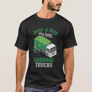 Camiseta Caminhão de Lixo Amando Garoto Reciclagens