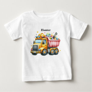 Camiseta Caminhão de lixo de menino