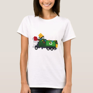 Camiseta Caminhão de lixo do Reciclagem de Natal