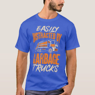 Camiseta Caminhão De Lixo - Facilmente Distritado Por Camin