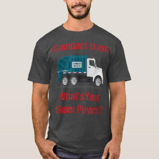 Camiseta Caminhão de Lixo I Compacto Lixo Qual é o seu Supe