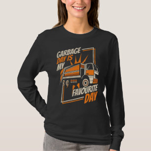 Camiseta Caminhão de lixo Lixo Lixo Lixo Caminhões de lixo