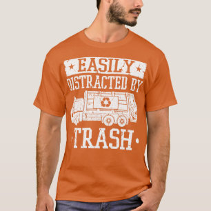 Camiseta Caminhão de lixo para gestão de resíduos