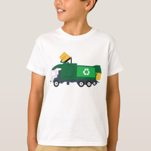 Camiseta Caminhão de lixo reciclagem