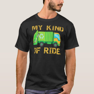 Camiseta Caminhão de lixo Tipo de passeio Dia de reciclagem