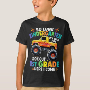 Camiseta Caminhão de Monstro do Jardim de Infância