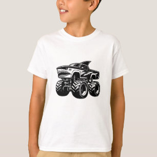 Camiseta Caminhão de Monstro do Tubarão