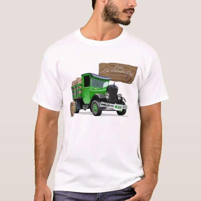 Camiseta Caminhão de Natal de São Patrick Vintage (Frente)