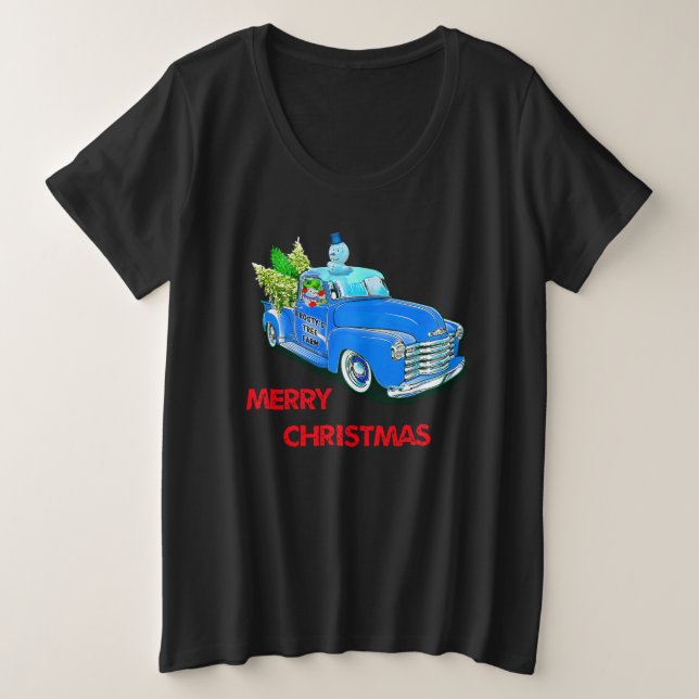 Camiseta Caminhão de Natal Woody (Frente do Design)