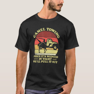 Camiseta Caminhão de Reboque Vintage Camel Humor