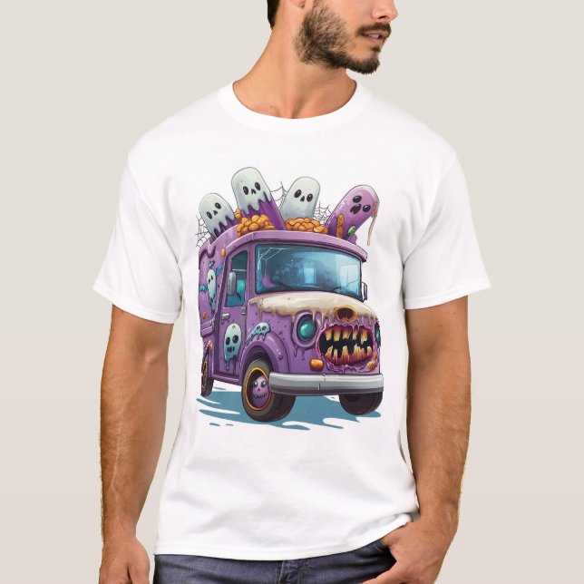 Camiseta Caminhão de Sorvete Assombrado (Frente)