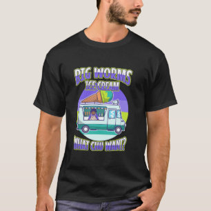Camiseta Caminhão de sorvete de grandes vermes
