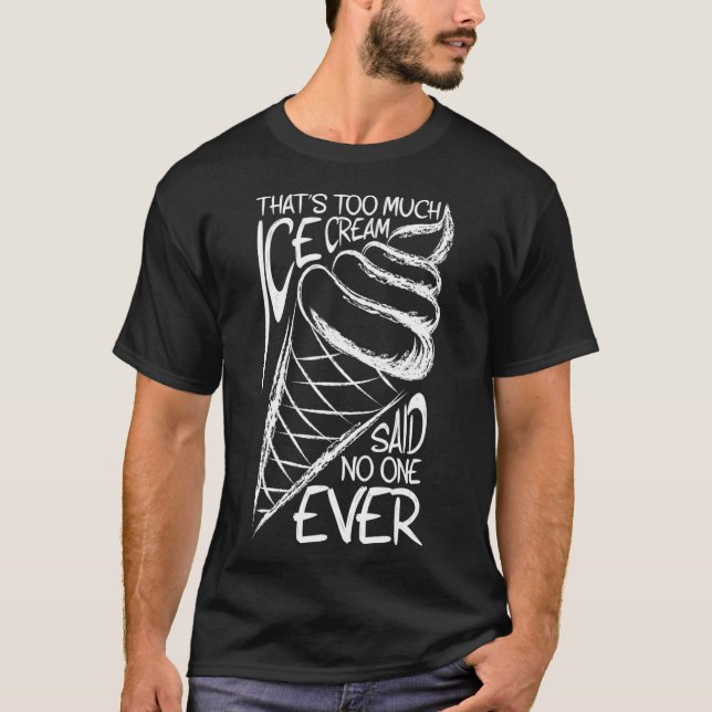Camiseta Caminhão de Sorvete Engraçado com Sorvete (Frente)