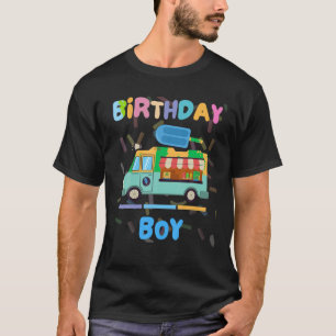 Camiseta Caminhão de sorvete Os meninos de aniversário fest