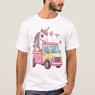Camiseta Caminhão de Sorvete Unicórnio (1)