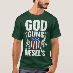Camiseta Caminhão Diesel Americano Proprietários de Deus Ar