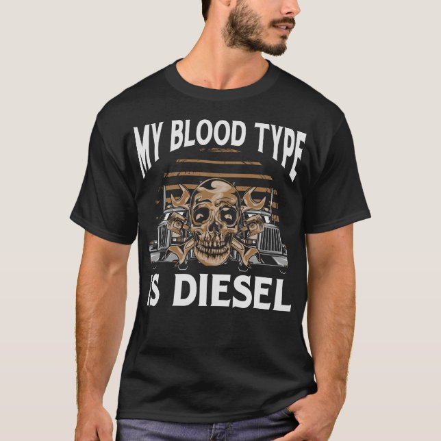 Camiseta Caminhão diesel S2 (76) (Frente)