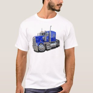 Camiseta Caminhão do azul de Kenworth w900