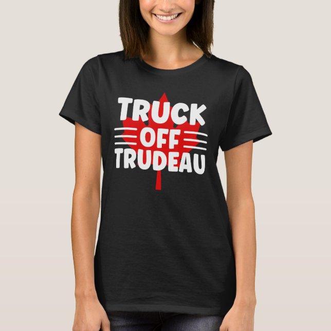 Camiseta Caminhão do Comboio da Liberdade da TRUDEAU 2022 C (Frente)
