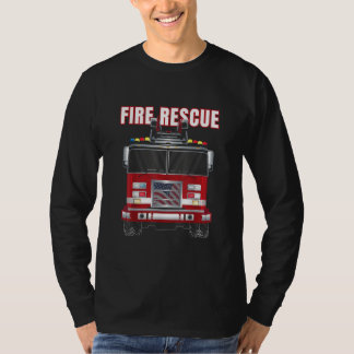 Camiseta Caminhão do Departamento de Bombeiros de Emergênci