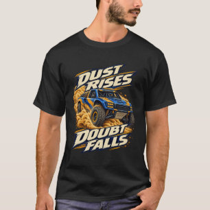 Camiseta Caminhão do Deserto Poeira Levanta Dúvida Cai