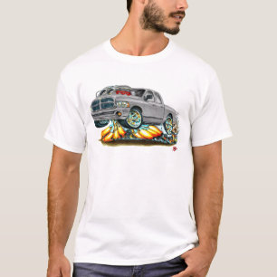 Camiseta Caminhão duplo cinzento do táxi de Dodge SRT10
