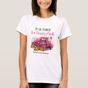 Camiseta Caminhão Em Outubro Vestimos O Cancer Rosa Awaren