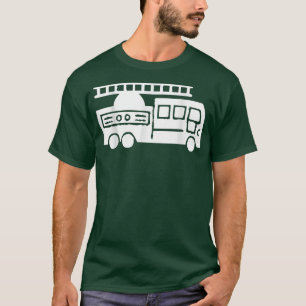 Camiseta Caminhão-Escada de Fogo