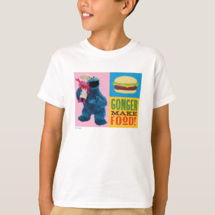 Camiseta Caminhão Foodie do Monstro do Biscoito   Gonger M