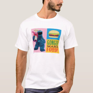 Camiseta Caminhão Foodie do Monstro do Biscoito   Gonger M