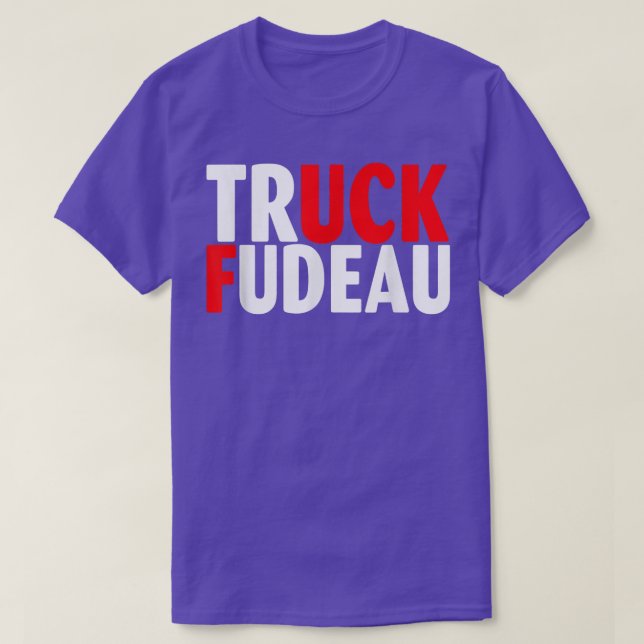 Camiseta Caminhão Fudeau Justin Trudeau Liberdade 2022 (Frente do Design)
