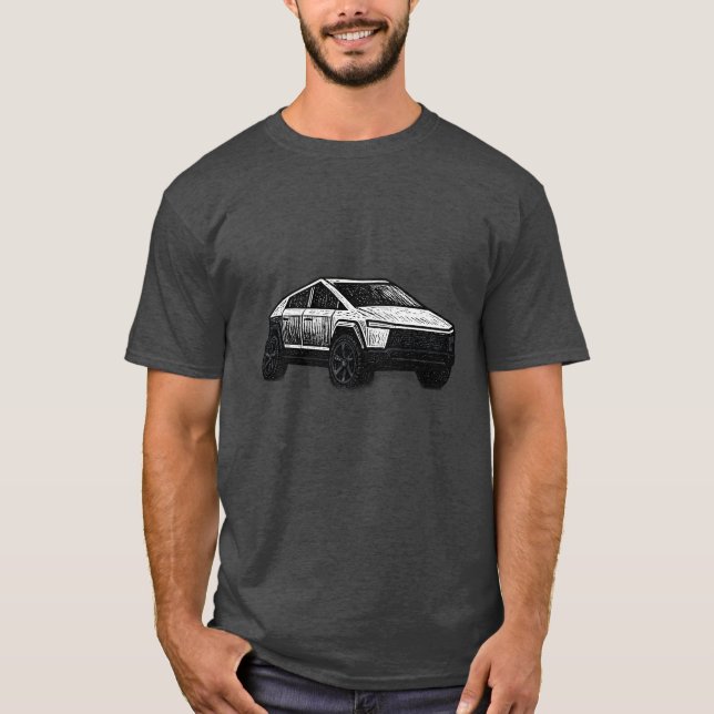Camiseta Caminhão Futurista Elétrico (Frente)