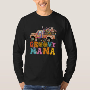 Camiseta Caminhão Groovy Mama Retro Hippie Vintage