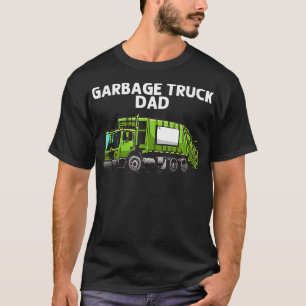 Camiseta Caminhão legal De Lixo Para Homens Pais Despejo De