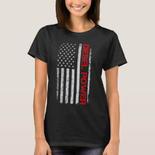 Camiseta Caminhão mecânico de vindimagem com motor diesel d