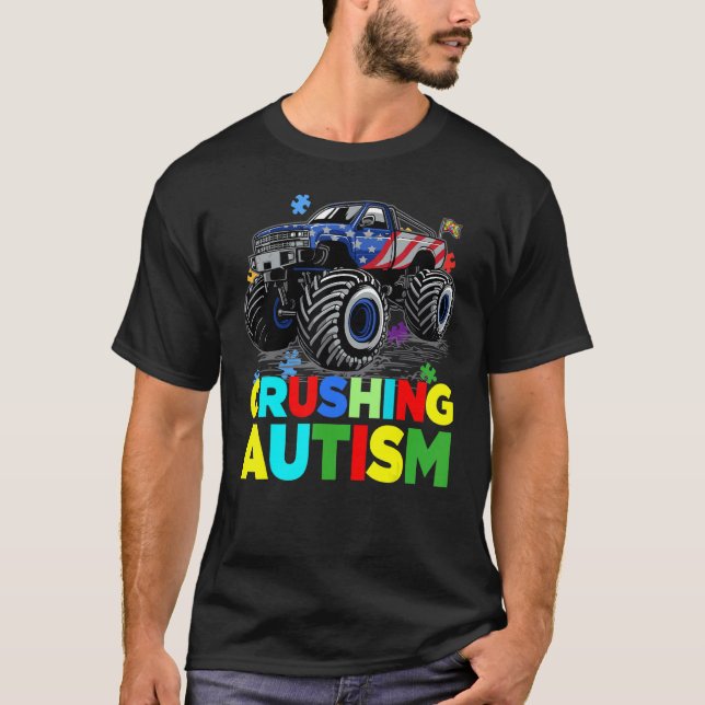 Camiseta Caminhão Mega Autismo 2 (Frente)