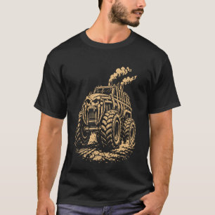 Camiseta Caminhão Monstro Apocalíptico Inspirado em Caixa T